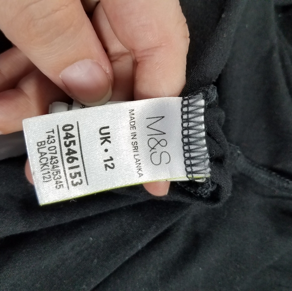 M&S Woman Black Open Cardigan Long Sleeve Top - Picture 5 of 5